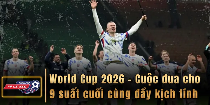 39 đội tuyền tham gia thành công vào Word Cup 2026