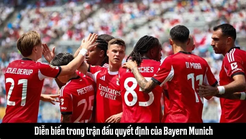 Diễn biến trong trận đấu quyết định của Bayern Munich