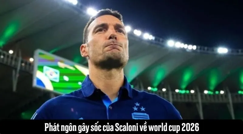 Phát ngôn gây sốc của Scaloni về world cup 2026