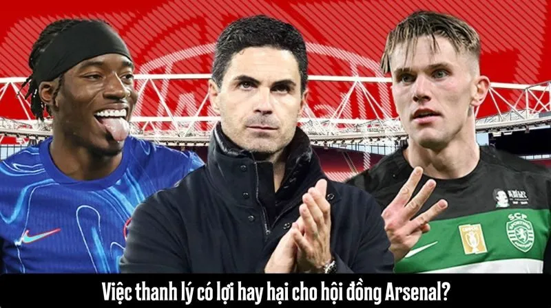 Ảnh hưởng của việc thanh lý tới quyết định của hội đồng Arsenal